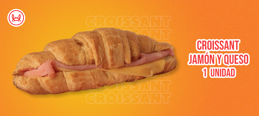 CROISSANT JAMON Y QUESO